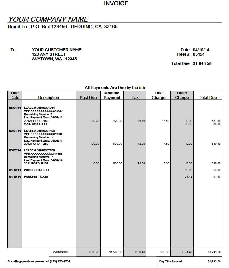 Invoice