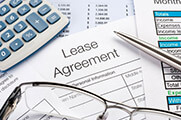 Lease agreement with pen